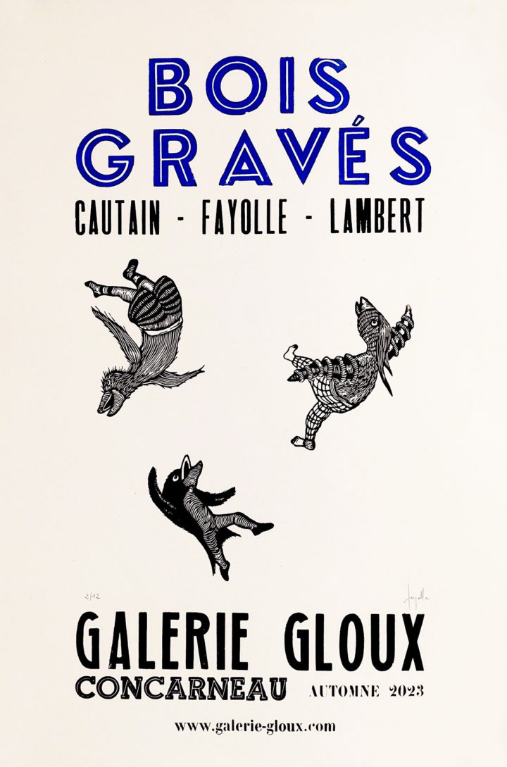 affiche typographiée