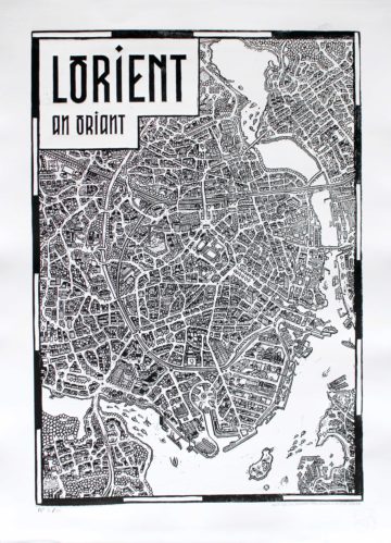 Print Lorient - An oriant - by Les Cas Brassés