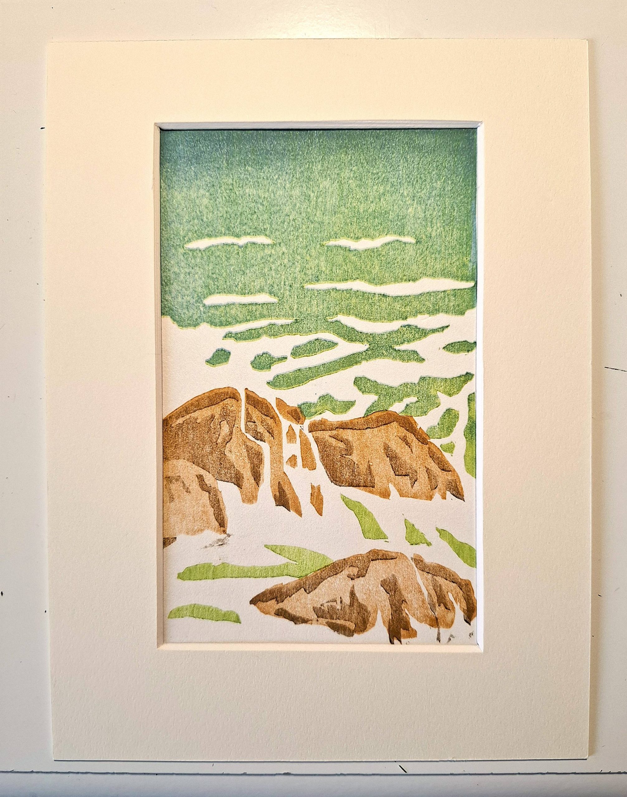 "Pluie sur l'océan" d'après H.Rivière – Image 4