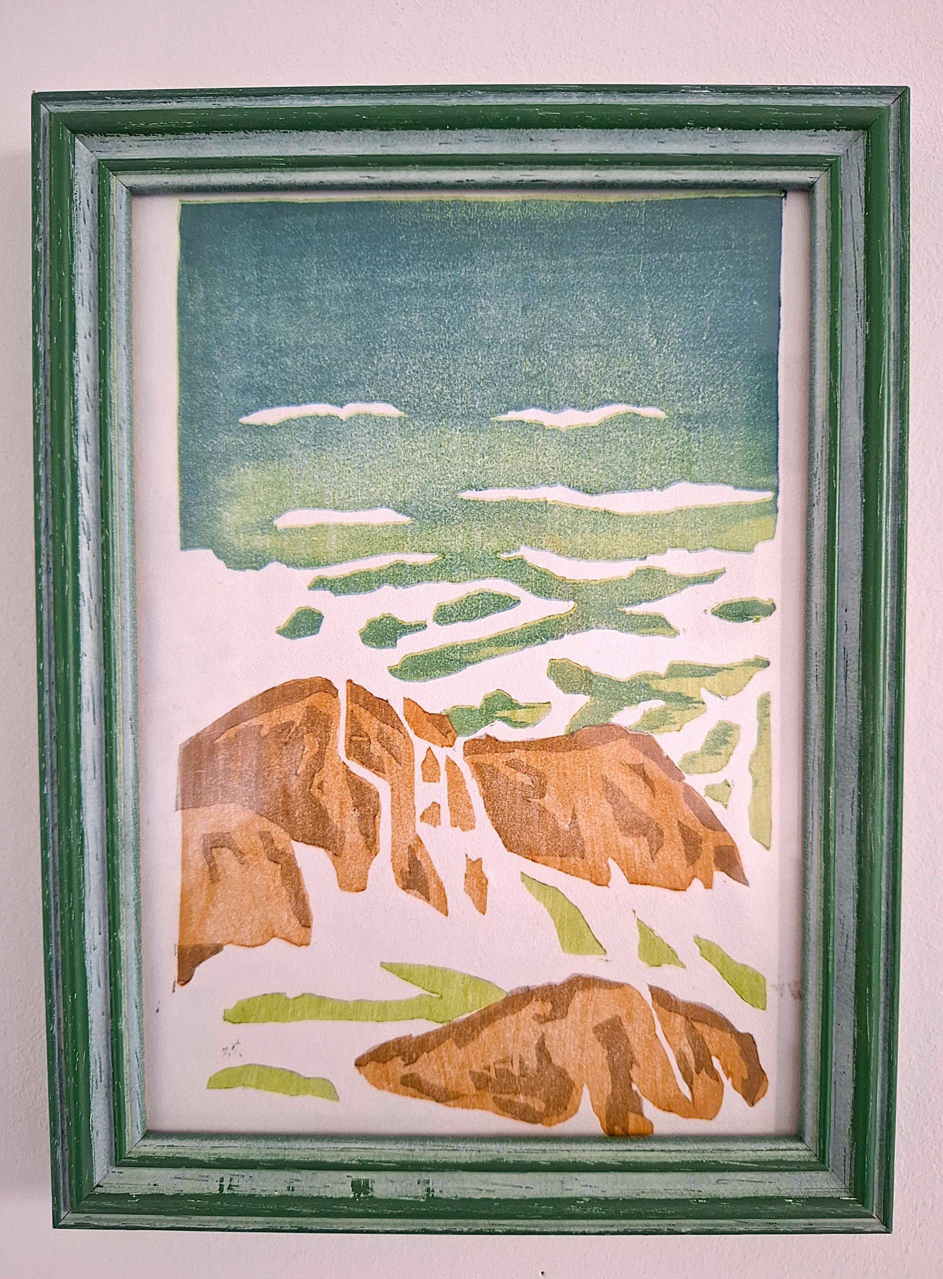 "Pluie sur l'océan" d'après H.Rivière – Image 5